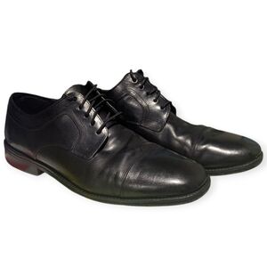Cole Haan City Black Cap Toe Lace-Up Dress Oxfords shoes Men's US 8.5 M